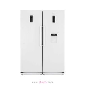 یخچال فریزر دوقلو دیپوینت مدل D5E رنگ سفید