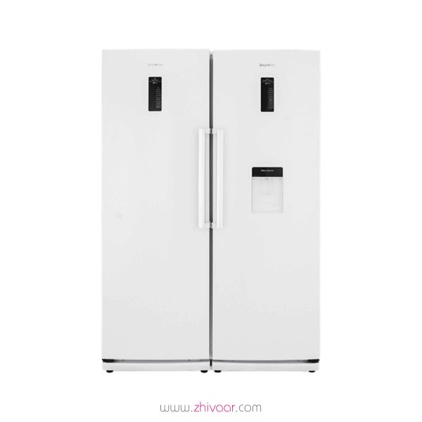 یخچال فریزر دوقلو دیپوینت مدل D5E رنگ سفید