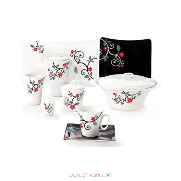سرویس چینی 90 پارچه 12 نفره زرین