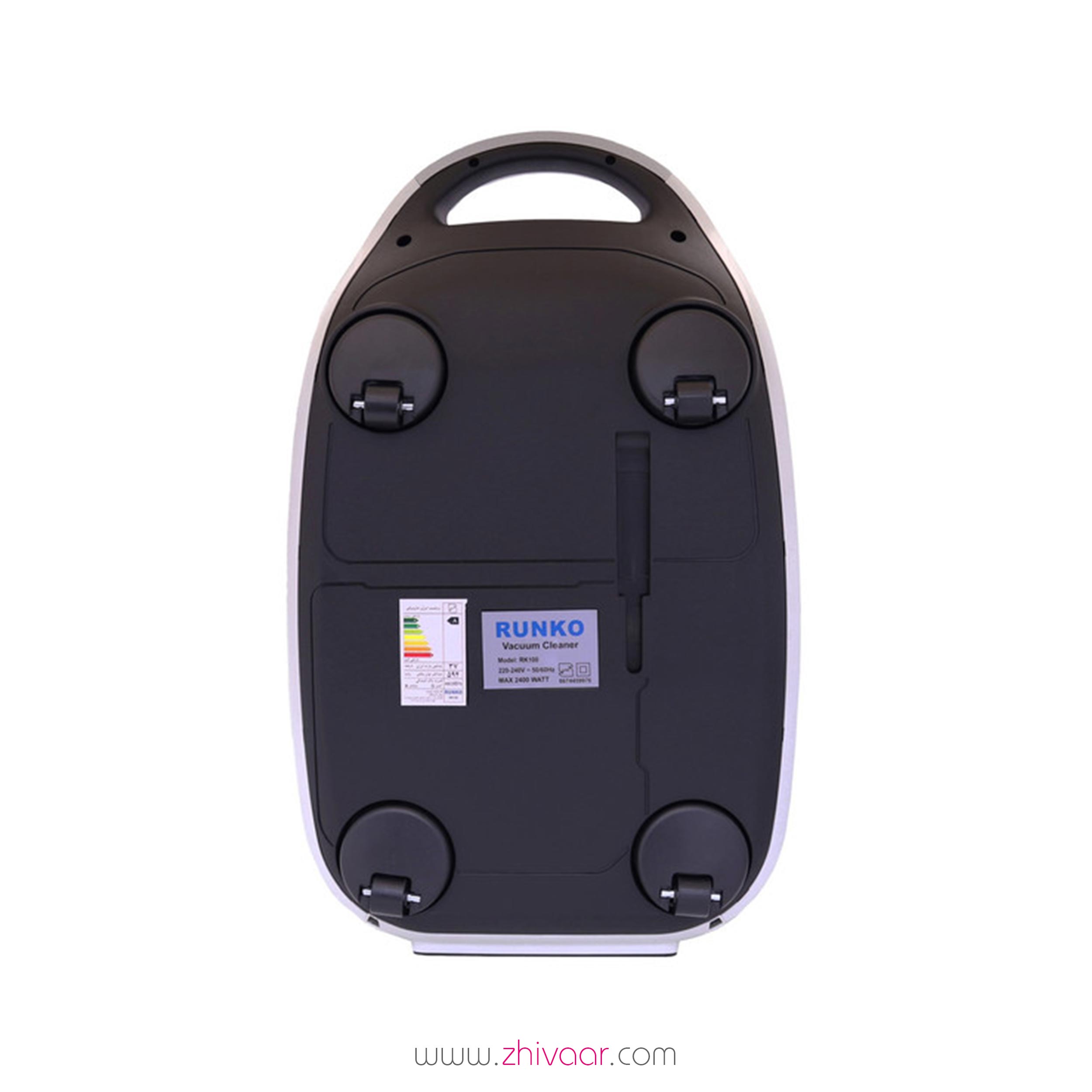 خرید جاروبرقي رانکو مدل RK-100 رنگ مشکي سفید