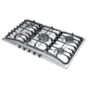 اجاق گاز صفحه اي تاکنو گلد مدل G-107 رنگ استيل گارانتي 18ماهه تاکنو