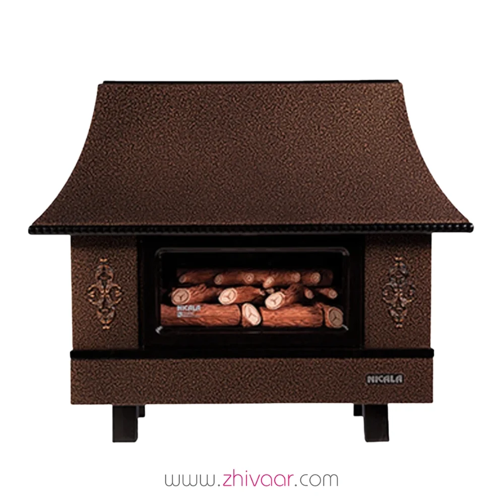 بخاری گازی شومینه ای نیک کالا مدل آذر MC24