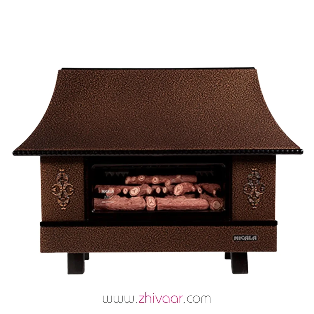 بخاری گازی شومینه ای نیک کالا مدل زرین MC28