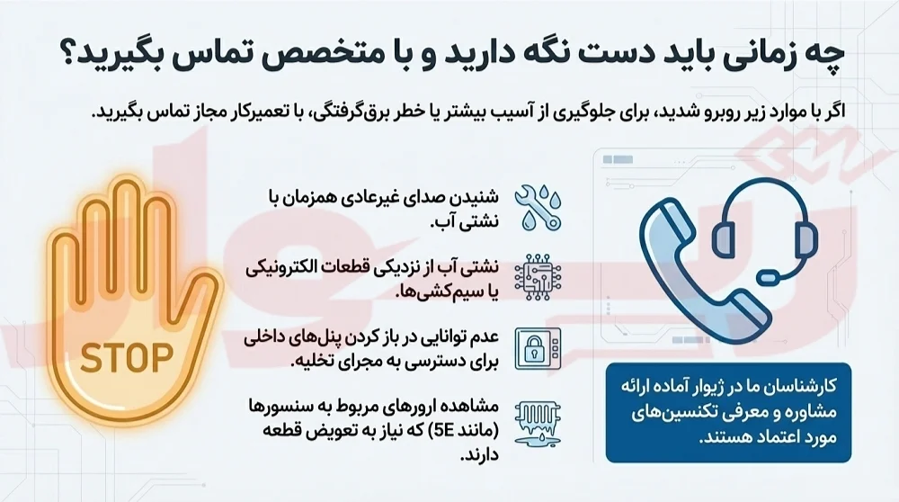 تعمیرکار یخچال سامسونگ