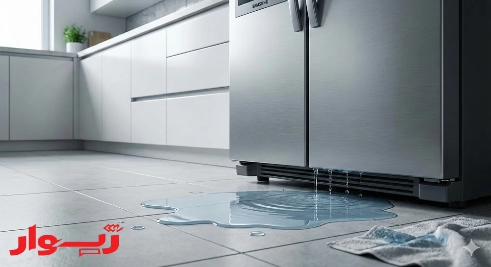علت آب دادن یخچال سامسونگ